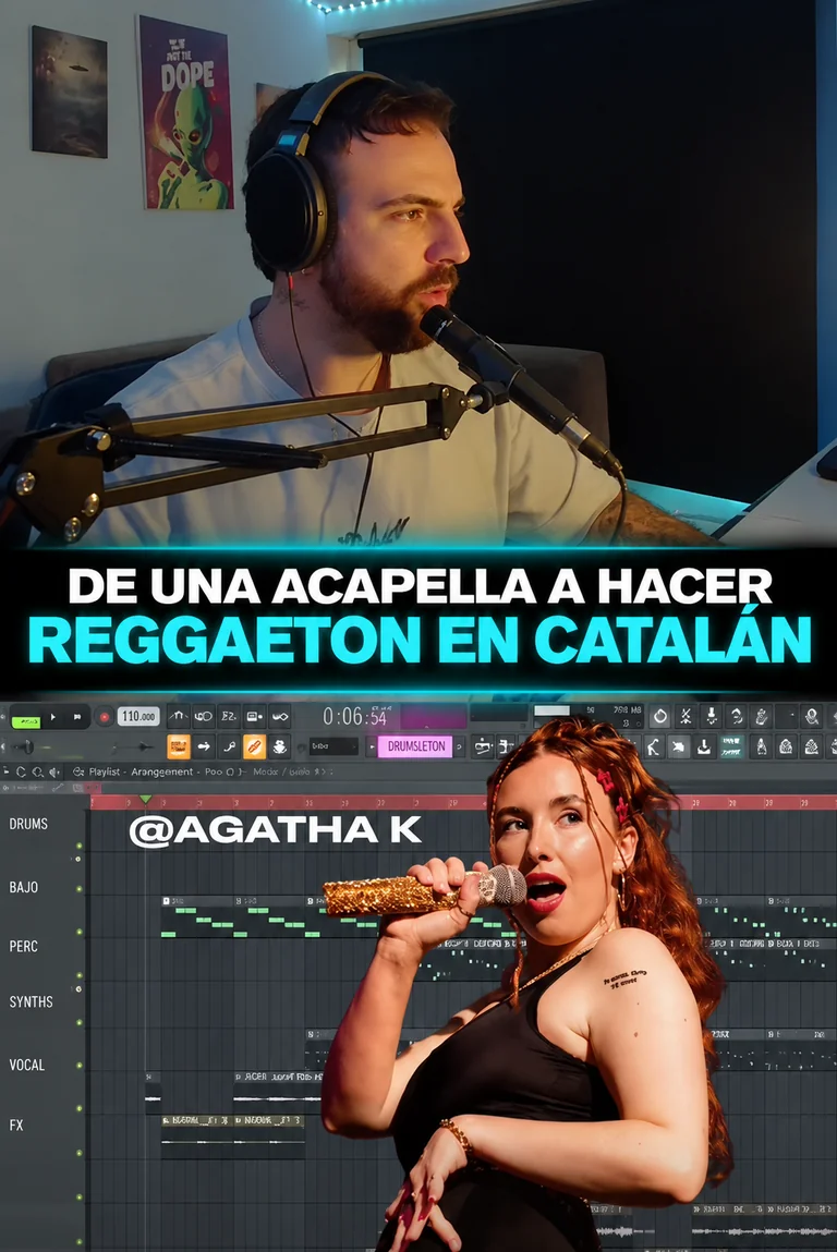 Trabajo de producción musical de Dani Manzan en su estudio La Nave, Alcobendas